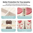 thumbnail image 3 of Valentine's Day Travel Portable Square Jewelry Stand with Box, Display, and Bracelet Holder - Ideal for Rings, Earrings, Necklaces, and More - Suitable for Girls and Women, 3 of 6