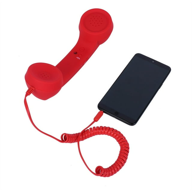 3.5mm Phone Telephone Radiation-proof Receivers Cellphone Handset Classic Headphone MIC Microphone
