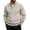 Khaki, variant on Mens Pullover Sweaters Quarter Button Sweater Stand Collar Knit Pullovers Black M