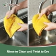 thumbnail image 3 of Eyliden Microfiber Cleaning Cloths Pads, 2 Pack of 10 Multicolor, Cleaning Towels, Reuseable, Size:12.6" x 12.6", 20 Count, 3 of 7