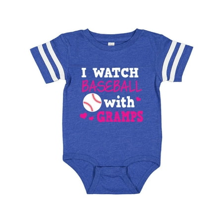 

Inktastic I Watch Baseball with My Gramps Gift Baby Boy or Baby Girl Bodysuit