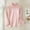 Pink, variant on Kids Thermal Underwear Boys Girls Long Sleeve Turtleneck Mock Neck T-Shirts Fall Winter Warm Pullover Tops Green 3-4 Years