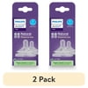 (2 pack) Philips Avent Natural Response Nipples, Extra Slow Flow (Flow 1), 2-Pack, SCY961/02