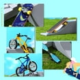 thumbnail image 3 of 17 Pieces Finger Skateboard Ramp Set Skate Park Kit Ramp Parts Set Mini Finger Toys Set Finger Bike Skate Park Kit with Replacement Wheels and Tools for Kids Party Favor (Retro Color), 3 of 7