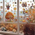 thumbnail image 2 of Decorative vinyl decals for dogs and cats, autumn themes with maple leaves and Thanksgiving, 2 of 4