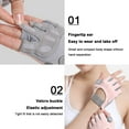thumbnail image 3 of 1 medio dedo protección de silicona líquida fitness transpirable engrosada almohadilla de la palma resistente al desgaste antideslizante dedo de rocío MFZFUKR BST3058076-1, 3 of 5
