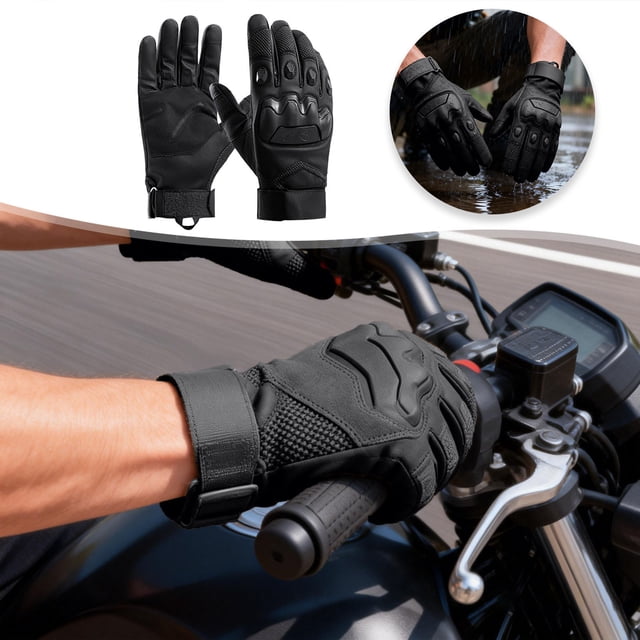 Full Finger With Soft Finger Joint All Round Slip Screen Function Breathable Suitable For Outdoor Sports And Motorcycle Riding