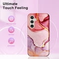 thumbnail image 6 of CASEFIV for Samsung Galaxy S23 FE 5G Case,Heavy Duty Full Body Shockproof Dustproof Protection 3 in 1 Slim Thin Anti-Scratch Marble Cover for Women Girls,Rose Gold Marble, 6 of 7