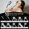 thumbnail image 3 of Afaoiry Handheld Showerhead High Pressure 10 Spray Modes Shower Head w/ Magnetic Docking Brackets, 3 of 7