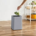 thumbnail image 4 of Three Dimensional Double Layer European Ingenuity Bathroom Office Bedroom Living Room Household Uncovered Wastebasket Trash Can, 4 of 6