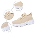 thumbnail image 5 of Women's Mesh Sneakers Breathable High Top Breathable Wide Toe Barefoot Shoes Indoor Fitness Casual Shoes Yoga Shoes Khaki 36, 5 of 7