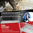 thumbnail image 5 of Extra-Large Livestock Feeder for Goats/Sheep - Durable Metal Feed Trough with Chew-Proof Design & Deep Basin, 5 of 9