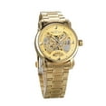 thumbnail image 1 of WINNER Golden Stainless Steel Men's Automatic Skeleton Watch with Round Dial, 39mm, Gift Box Included, 1 of 6
