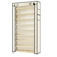 thumbnail image 4 of Ktaxon 10 Tiers Shoe Rack Shoe Shelf Shoe Storage Cabinet Organizer Space Saving Shoes Tower with Dustproof Cover Closet for Entryway Bedroom Living Room, Free Standing, Multiple Colors, 4 of 13