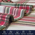thumbnail image 5 of 100% Turkish Soft Cotton Flannel Sheet Set - 4-Piece - Deep Pocket Fitted Sheet, Flannel Sheets - Cali King, Plaid Ivory, 5 of 5