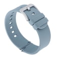 thumbnail image 3 of facefd P8 Replacement Sport Silicone Band Bracelet Two-Piece Strap Cyan, 3 of 5