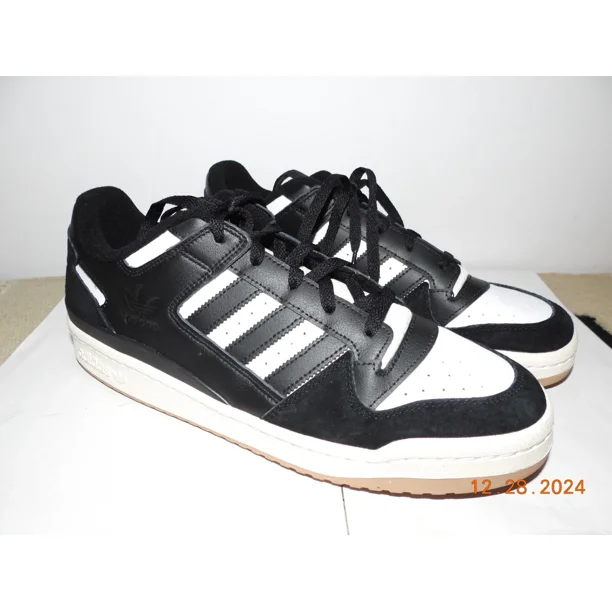 Adi - das FORUM LOW CLASSIC Men's Athletic Sneakers Black/white Color Size 12 1/2