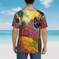 thumbnail image 6 of Balery Men'S Summer Hawaiian Shirts Short-Sleeve Design Name Printed Casual Shirts - Size Name, 6 of 9