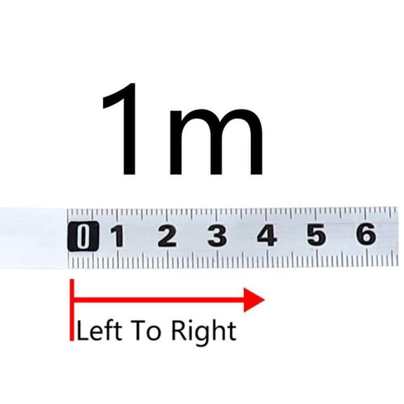 Stainless Steel Miter Track Tape Measure Self Adhesive Metric Scale Ruler 1M/2M