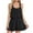 Black, variant on Annhoo Summer Romper for Women Casual Pleated Sleeveless Ruffled Short Jumpsuits Plus Size Fashion 1 Piece Outfits