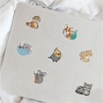 thumbnail image 3 of 100 piezas/juego de pegatinas con dibujos de animales de PVC, bonitas y atractivas, para uso diario, 3 of 5