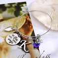 thumbnail image 3 of TINGN Butterfly Gifts for Women Stainless Steel Butterfly Bracelet Initial Bracelet, 3 of 5