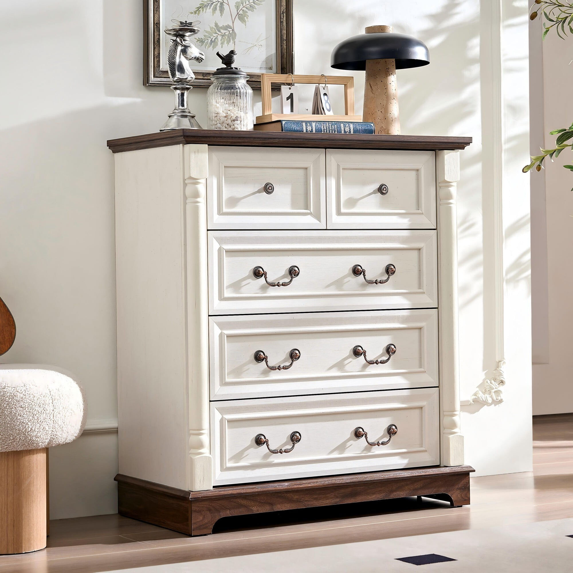 Mahogany Four Drawer Chest, Niagara Furniture, high quality, image size:2000x2000