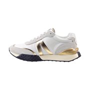 Lacoste L-Spin Deluxe Men's Textile Shoes White-Gold 7-43sma0077-216