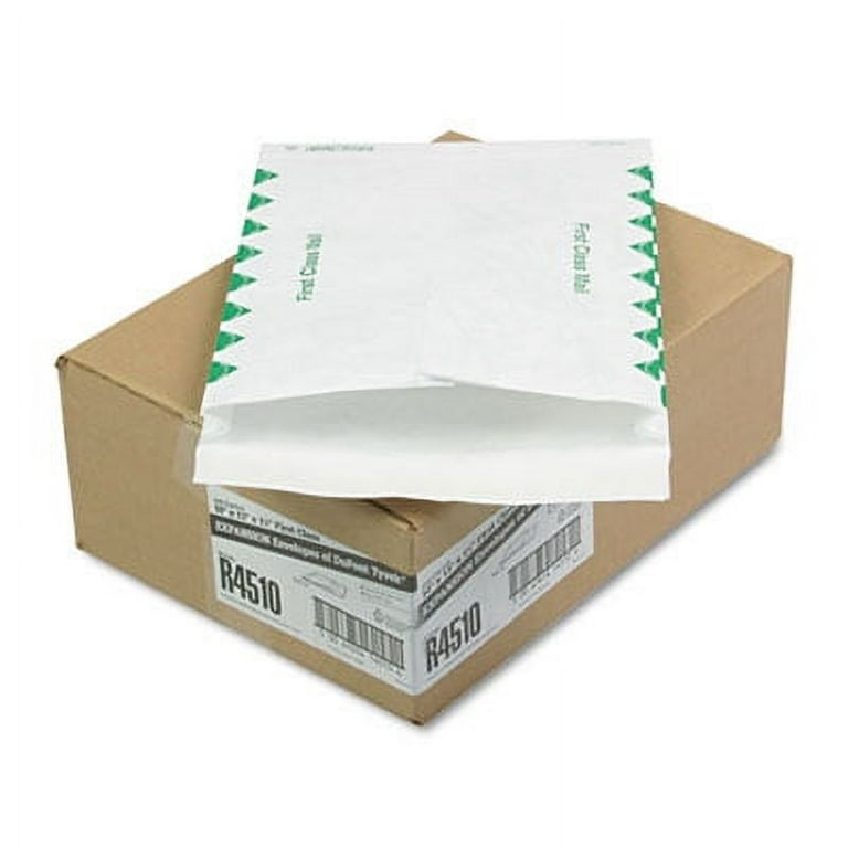 Bubble Mailer of DuPont Tyvek, #0, Air Cushion, Redi-Strip Adhesive Closure, 6.5 x 9.5, White, 25/Box Bubble Mailer of DuPont Tyvek, #0, Air Cushion, Redi-Strip Adhesive Closure, 6.5 x 9.5, White, 25/Box