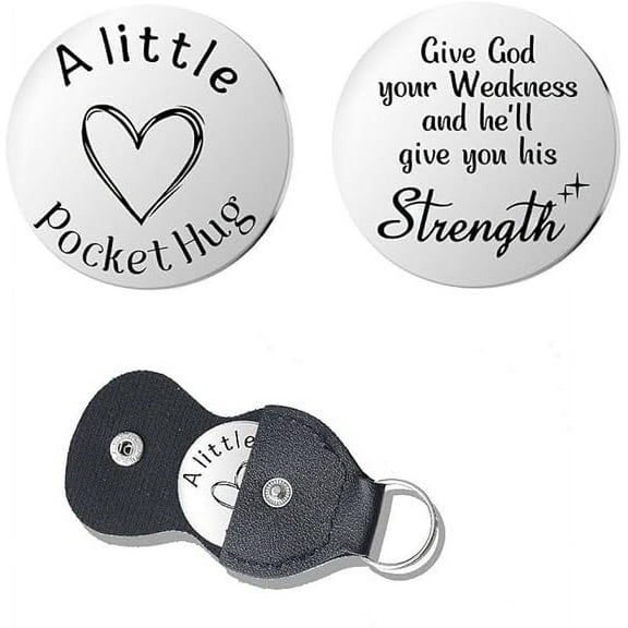 Pocket Hug Token for Women Men Him Birthday Inspirational Gifts for Daughter Friend Long Distance Gifts for Wife Mom