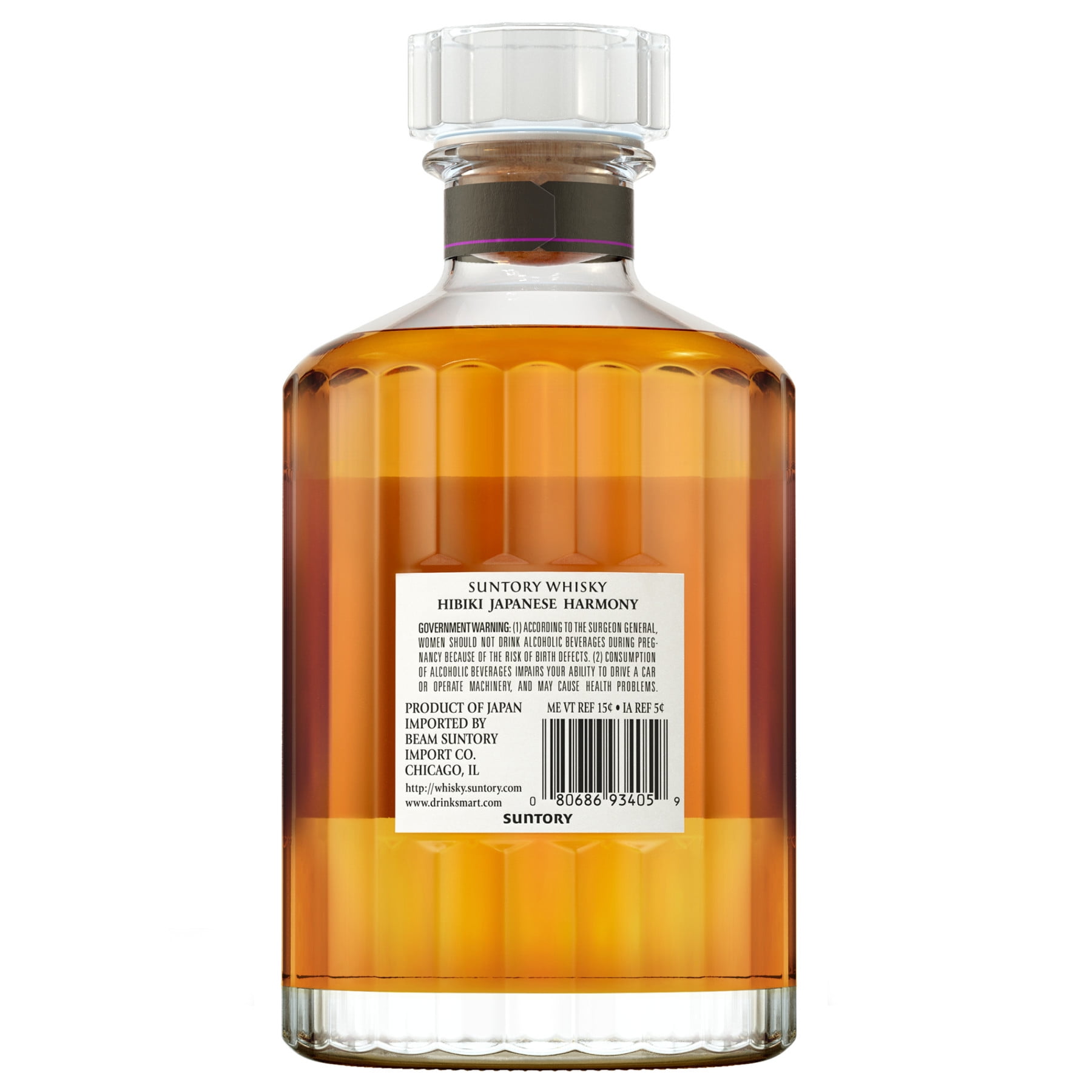 Hibiki Suntory Whisky Japanese Harmony, 750 ml Bottle, 43