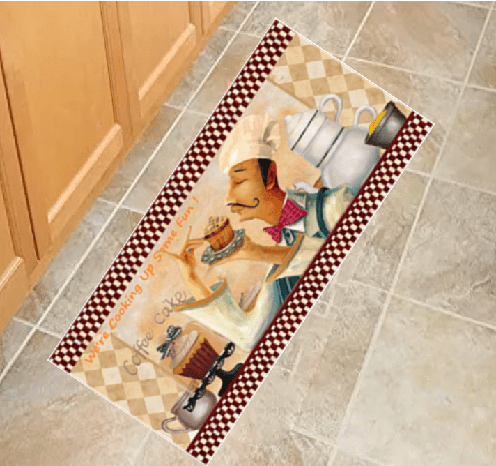 kitchen Mat Runner Style Chef RU34 20 x 40 in By Catalina Home