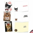 thumbnail image 4 of 10 Assorted Set Funny Birthday Greeting Cards - PetiGreet Cats - Hysterical Felines in Various Scenarios, 4 of 6