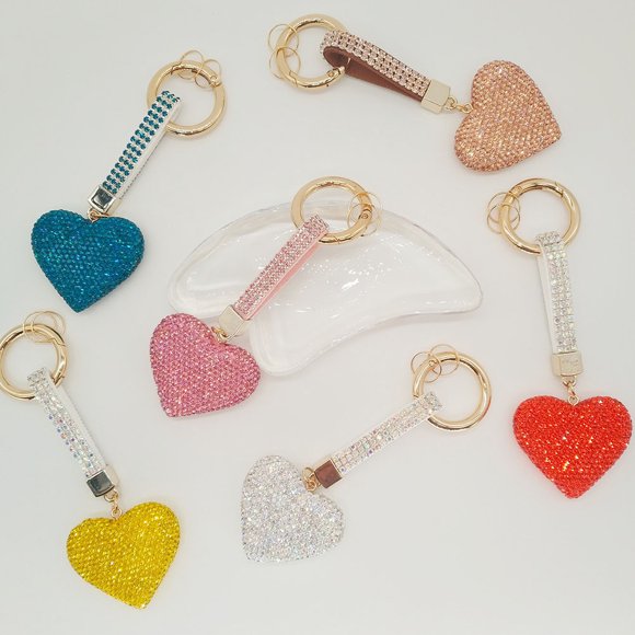 Luxshiny Llavero En De Con Brillantina Para Regalo Y En San Valentín Sofisticado