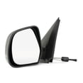thumbnail image 3 of KarParts360 For Nissan Versa 2012 2013 2014 Door Mirror Driver Side | Textured Black | Manual Remote | Foldaway | Non-Heated | Sedan | Replacement For NI1320278 | 963023AN0A, 3 of 9