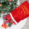 thumbnail image 2 of Joyfy Christmas Large Gift Bag 31" x 27" Santa Sack with Cord Drawstring for Indoor Xmas Give Decoration, Holiday Gift Decoration, Giant Presents Gifts Wrap, 2 of 9