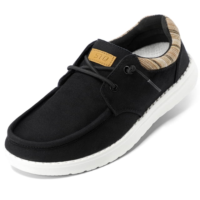 Zapatos STQ Business Casual para mujer, soporte en arco, negros, US 8