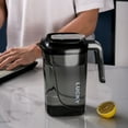thumbnail image 4 of 2L Large Capacity Cold Water Dispenser - Plastic Refrigerator Pitcher with Faucet for Iced Tea, Fruit Infusions & Beverages - Leak-Proof Design - 13x21x19.5cm (5.1x8.3x7.7in), 4 of 7