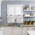 thumbnail image 6 of Kitchen Curtains Set, 4th of July Kitchen Curtains and Valances Set, Fireworks Blue Red Star Independence Day Rod Pocket Tier Curtains 24 Inch Length for Cafe/Bedroom Windows, 6 of 6