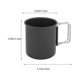 thumbnail image 3 of Taza de agua para acampar al aire libre Taza de camping portátil de acero inoxidable, 3 of 7