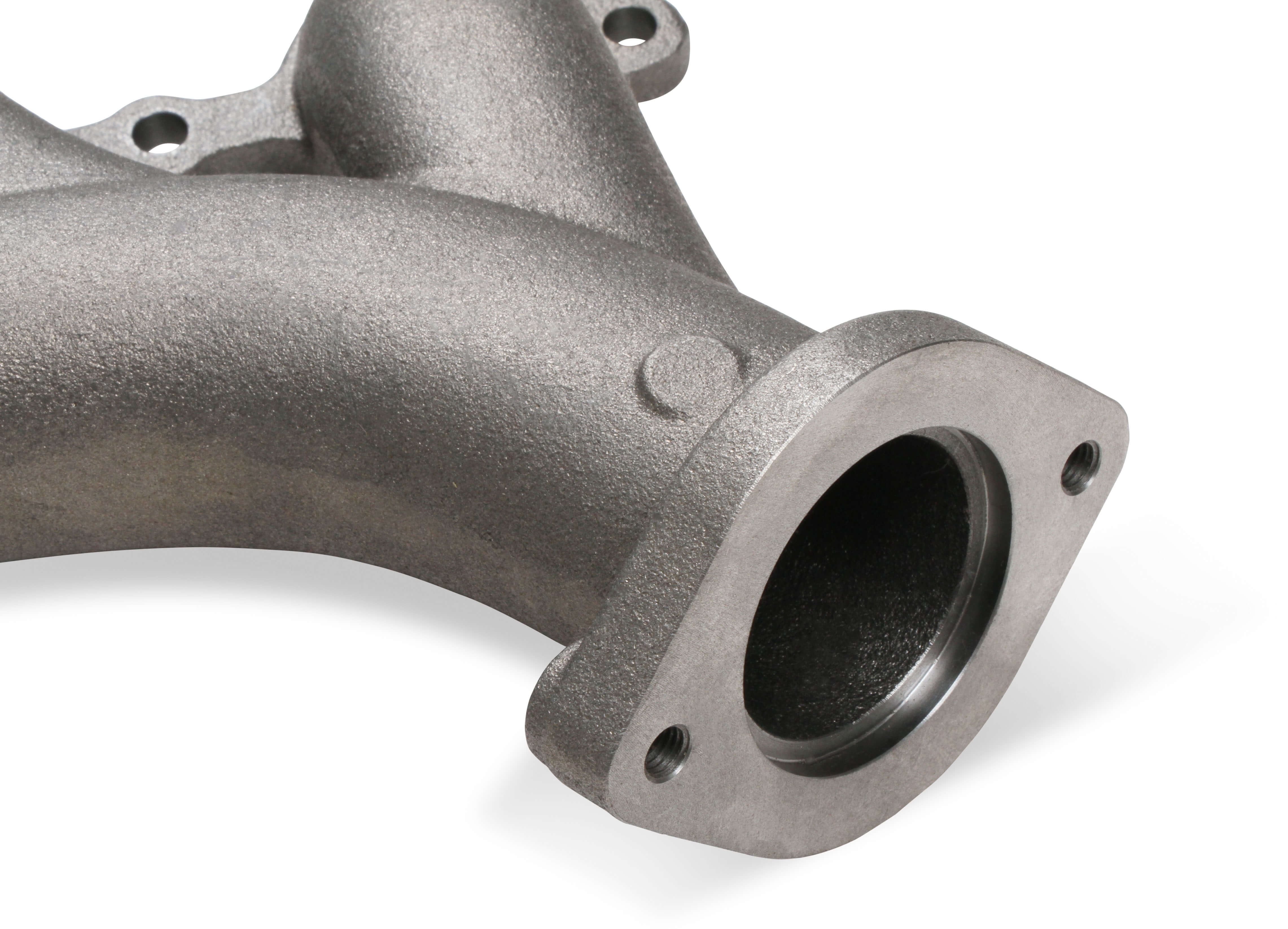 Super Shops LS Cast-Iron Exhaust Manifolds - Natural "As-Cast" Finish - Pair