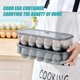 thumbnail image 5 of Caja de huevos Contenedor de almacenamiento de huevos, Bpa, Almacenamiento de huevos apilable con tapa para 16 huevos (), 5 of 5
