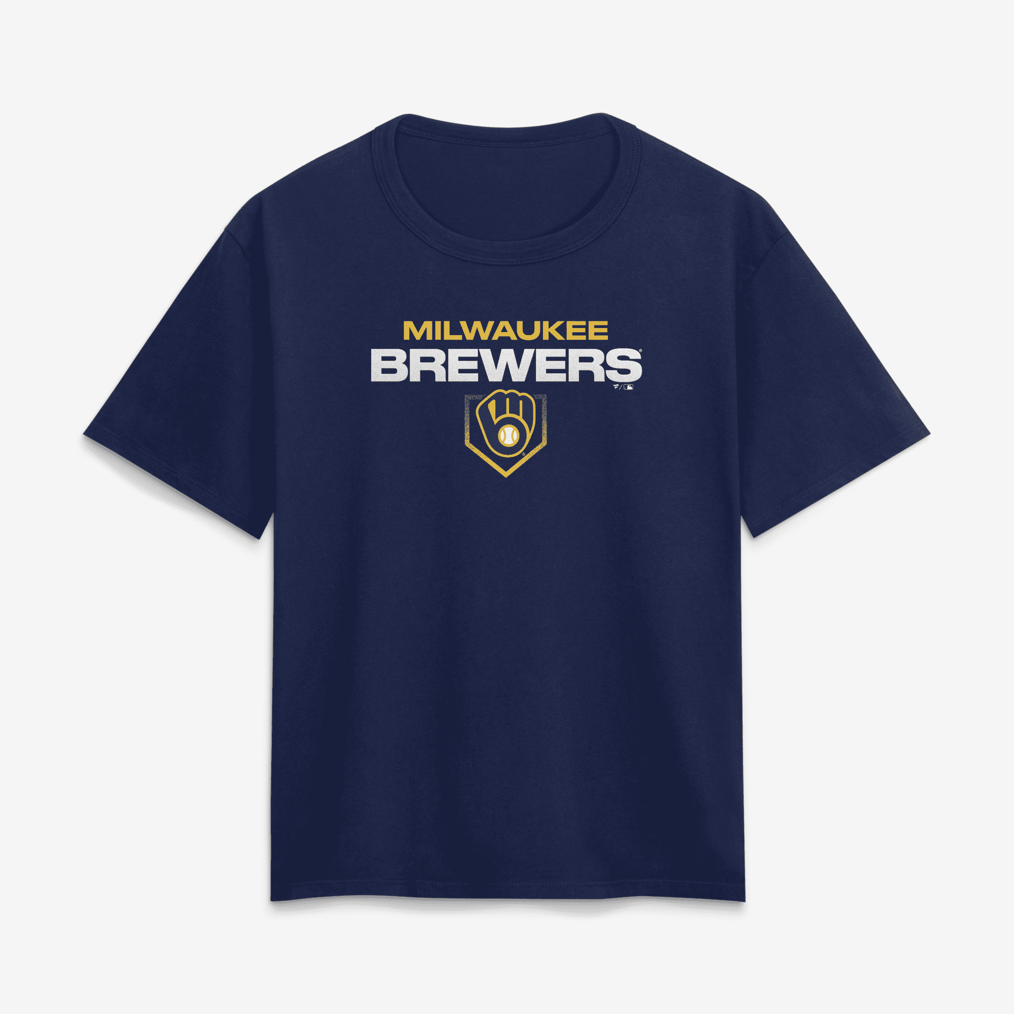 Women's Fanatics Navy Milwaukee Brewers Legacy T-Shirt