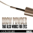 thumbnail image 3 of COVERGIRL Bombshell POW-der Brow & Liner Eyebrow Powder, Medium Brown 810, .24 oz, 3 of 5