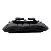 Gucci Horsebit Vertical Quilted Leather Small Chain Shoulder Bag Black