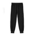 thumbnail image 3 of Arshiner Girls' Athletic Clothing Sets Long Sleeve Black Sweatshirt and Sweatpants Fall Outfits Sweatsuits Sets 5-6 Years, 3 of 8