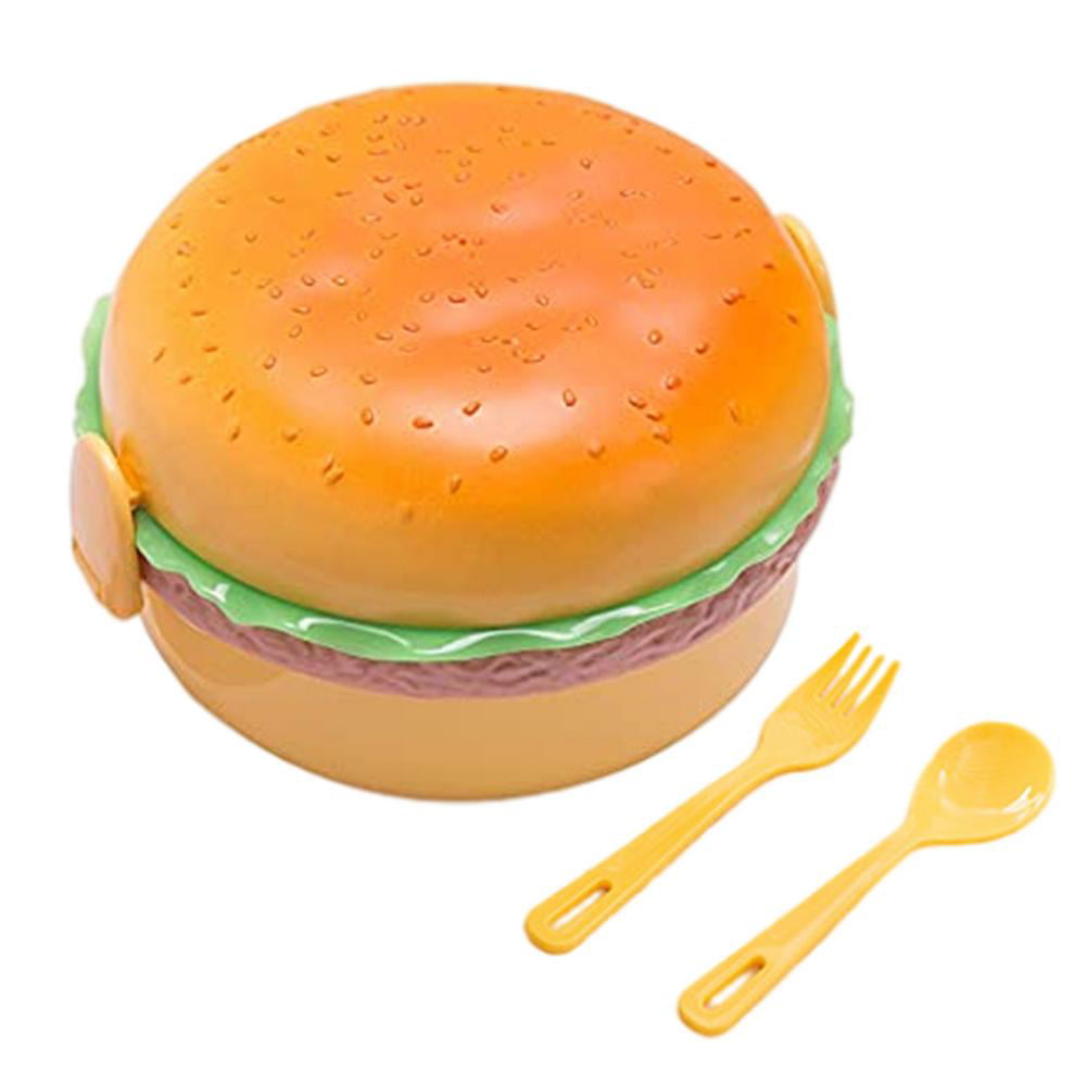 Sometimes sometimes over there It's cheap Younar 3 Tier Lunch Box Hamburger Shape Lunch Containers 3 Layer Cute Lunch  Box for Kids Perfect for Picnics/Outings/Work/School masterly - Walmart.com