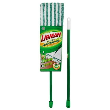 Libman 18 in. Microfiber Wet and Dry Flat Mop with 2-Piece Handle