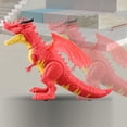 thumbnail image 4 of Dinosaurio de simulación electrónica con luz y sonido para regalo Niños Niños pequeños Edades con Rojo Zulema dinosaurio eléctrico, 4 of 8
