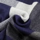 thumbnail image 5 of Bufanda de invierno para hombre, de terciopelo jacquard, a la moda, para todo tipo de combinaciones, de lana sintética, a cuadros, para hombre, 5 of 5